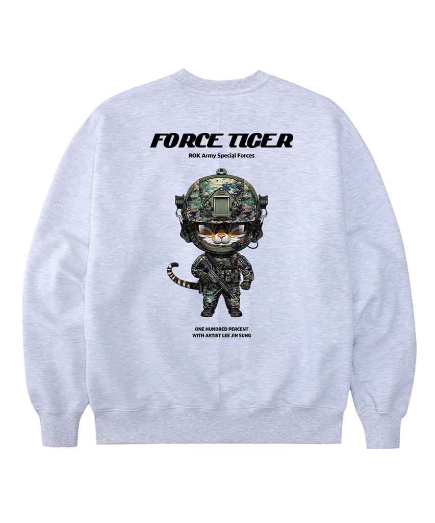 OHP Ohpxjs.Lee Bspecial Forces Poster Tiger Oversized Heavy Sweatshirt
