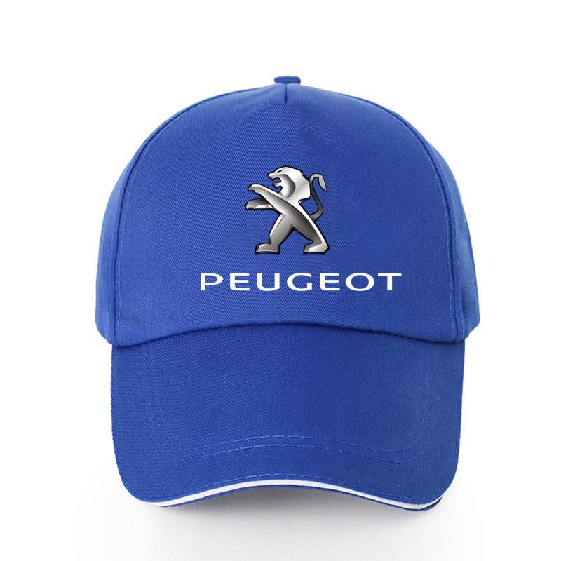 Fashion Baseball Caps Spring Summer Sport Cap Solid Hip Hop Hat for Peugeot Logo 108 406 407 408 206 207 208 306 307 Accessories