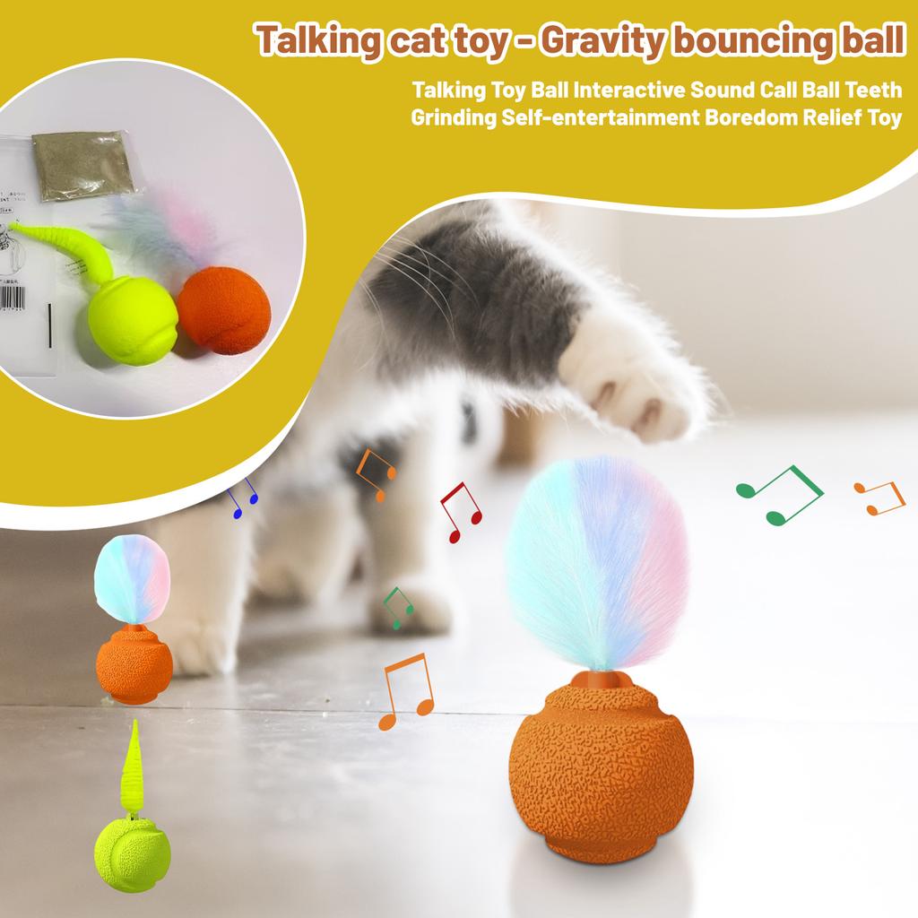 Talking Toy Ball Interactive Sound Call Ball Teeth Grinding Self-entertainment Boredom Relief Toy