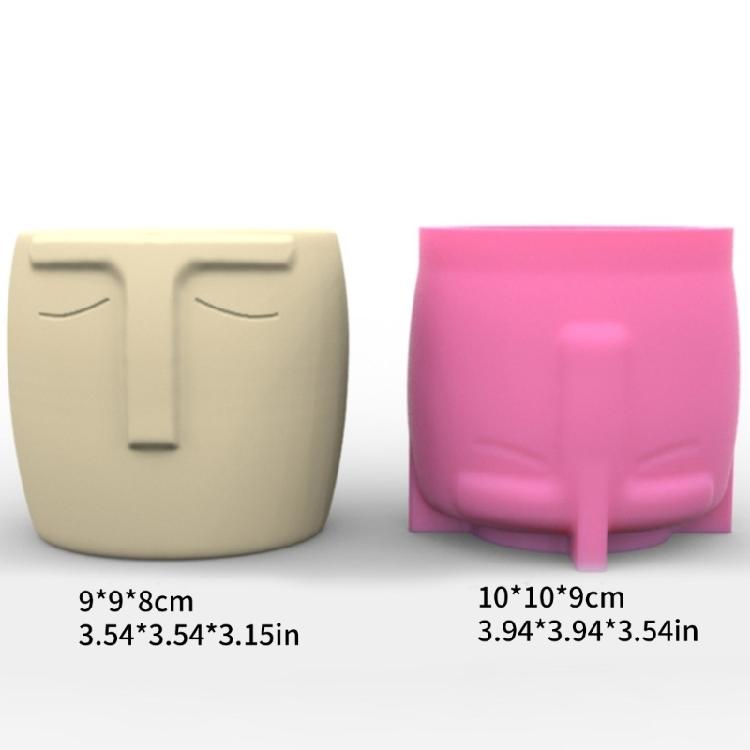 Home Decorations Silicone Mould for Flower Pot Concrete Mold DIY Resin Craft