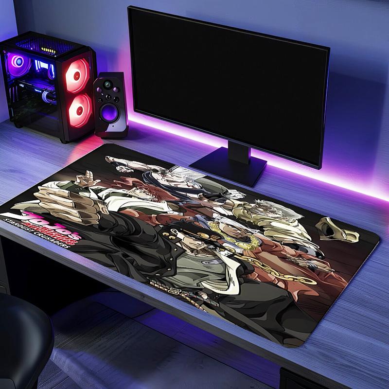 JoJo's Bizarre Adventure1 Mauspads - Rutschfeste Gummibasis, Glatte Oberfläche für Arbeit, Gaming, Büro und Zuhause, Schreibtisch-Mauspad