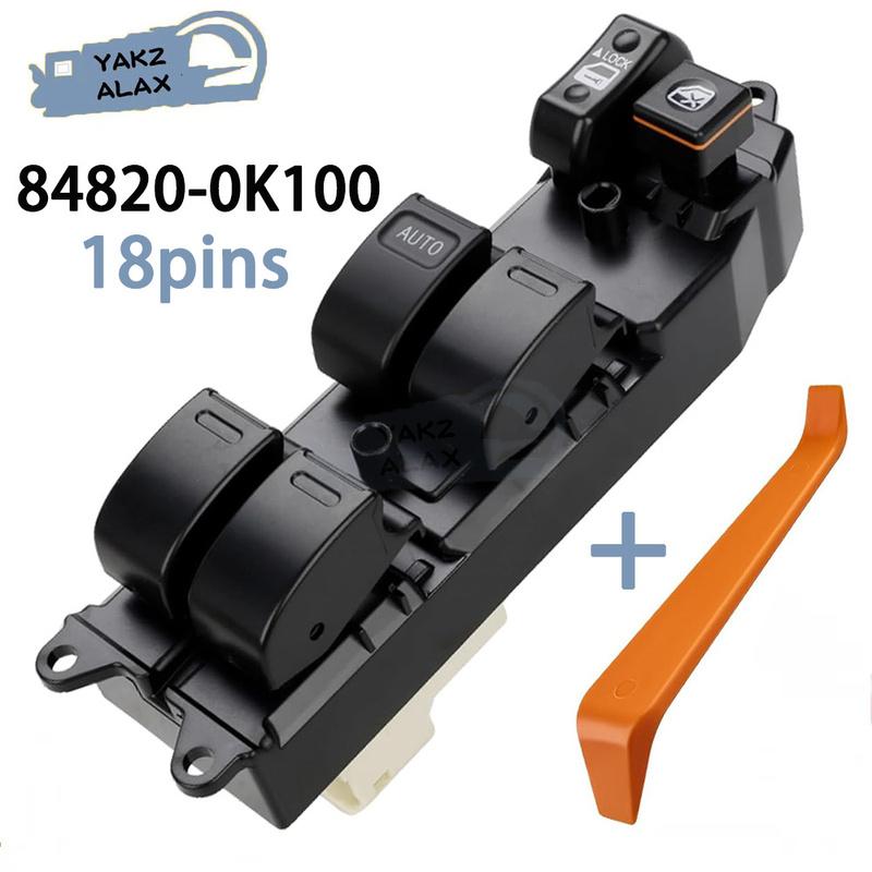

84820-0K100 Front Left Electric Power Window Control Switch for Toyota Fortuner Hilux 2004 2005 2006 2007 2008 2009 2010-2015