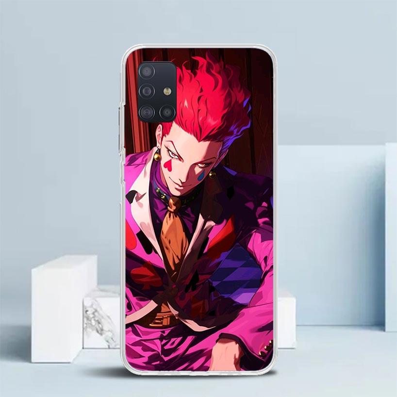 Huner X-Hunters Hisoka Phone Case For Samsung Galaxy A52 A32 A22 A12 A51 A50S A30S A10S Note 20 Ultra 10 S10 Plus A31 A20 A71 A7