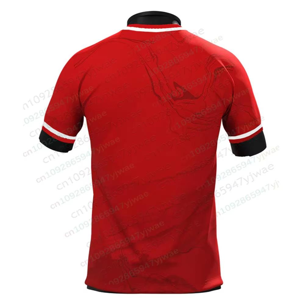 Men Summer Türkiye Heritage 3D Football Jersey Quick Dry Breathable Short Sleeve Beach T-shirt