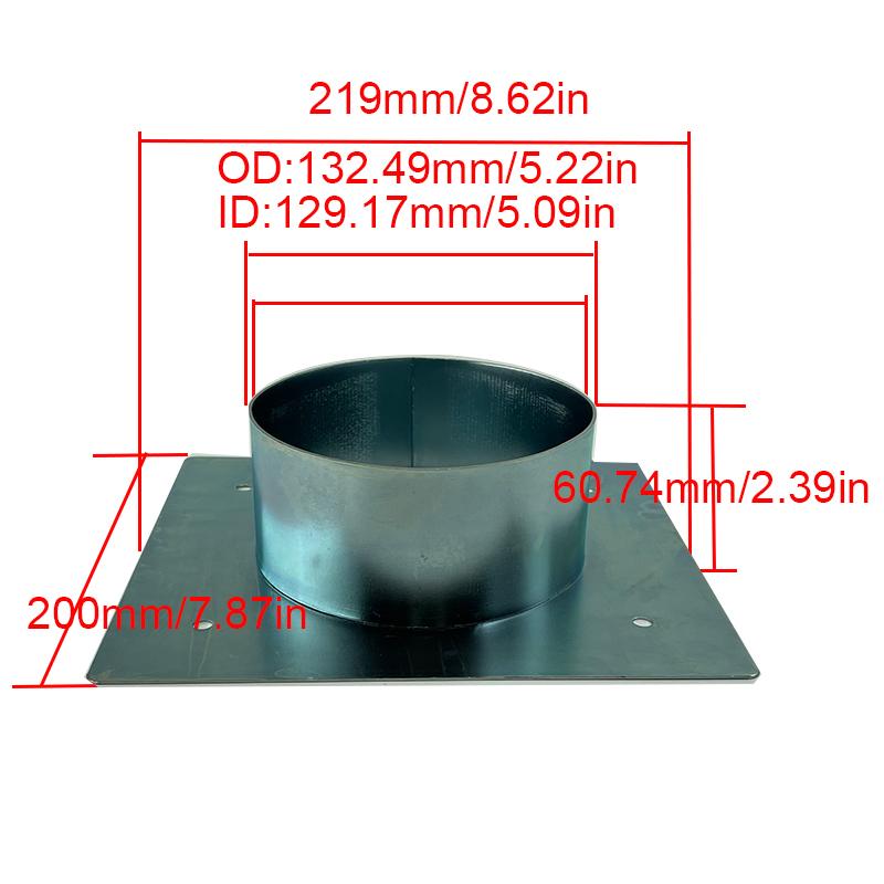30mm 40mm 60mm Diesel Heater Base Mounting Plate Stainless Steel Turret Planar Turret Bracket Air Parking Heater Car Accessories