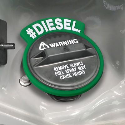 Jimania Custom Ring for Refueling Cap, Silicone Rubber, General Purpose Fuel Cap, Ring, Gasoline Cap, Showing Accessories (Green #DIESEL)