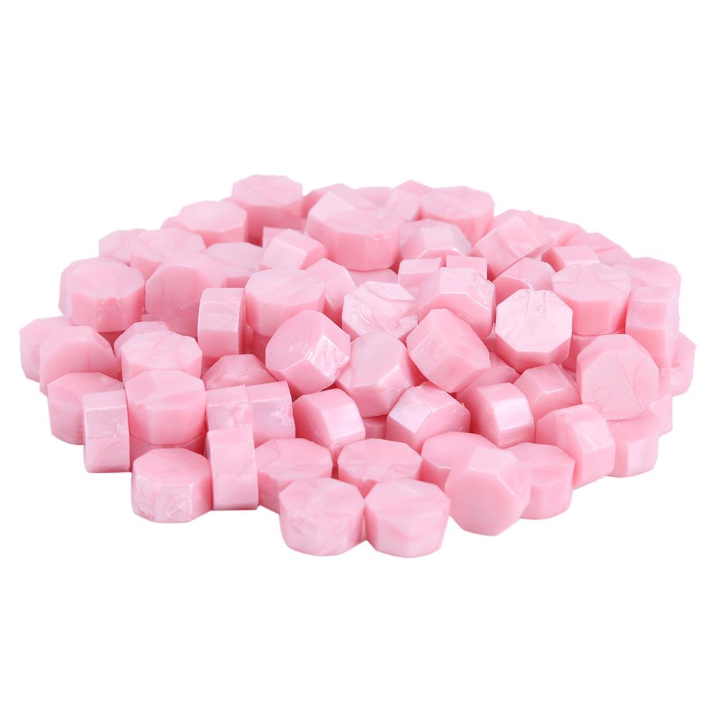 60/100pcs Vintage Octagon Granule Sealing Wax Beads DIY for Personal Letters Wedding Stamping Crafts Decorative Accessories