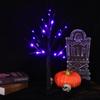 Purple Halloween LED Tree Lights for Home & Living Room Decoration - Ghost Festival Branch Lights