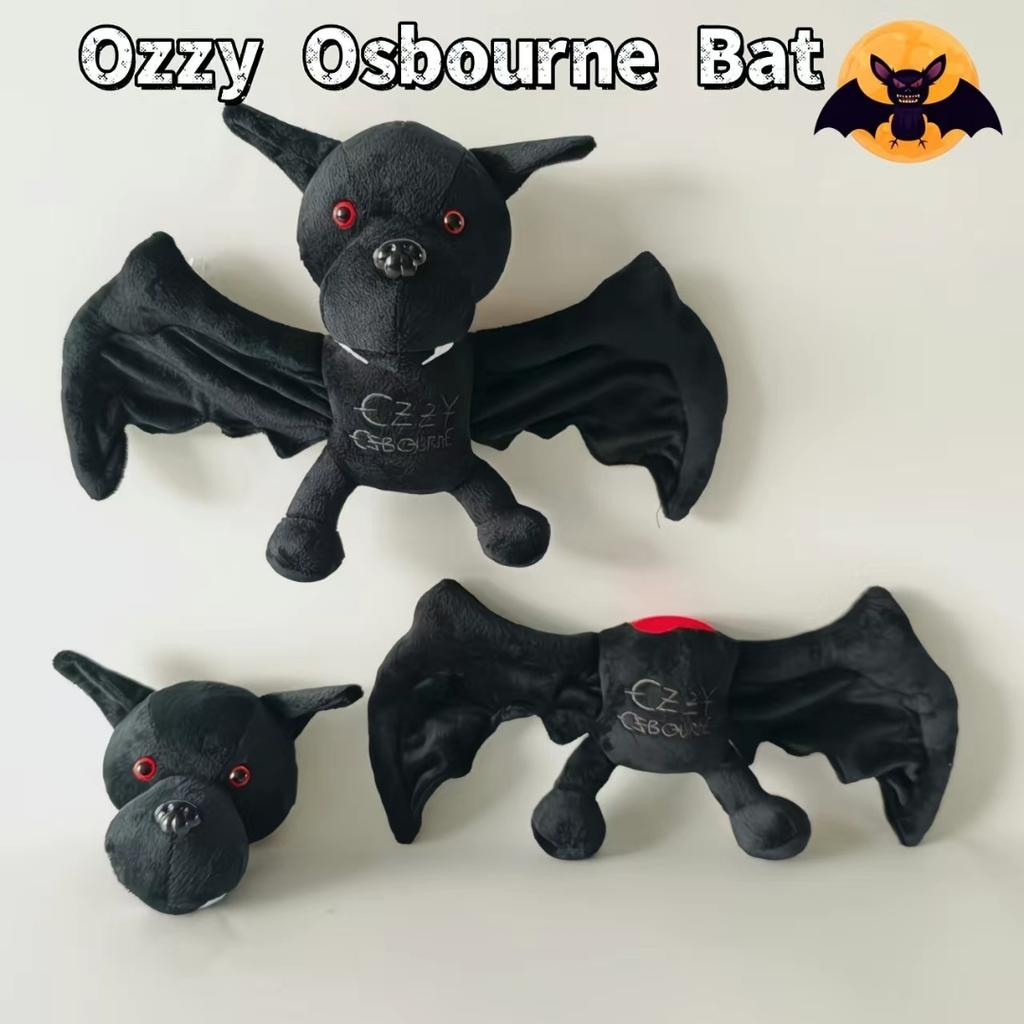 Neues Ozzys Osbournes Fledermaus Plüschtier Fledermaus Ozzys Osbournes Puppe Merch Ozzys Osbournes Plüschtier Fledermaus Halloween Weihnachten Geburtstagsgeschenk