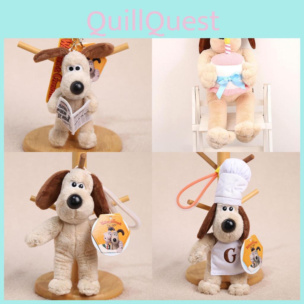 Wallace og Gromit Plysj Nøkkelring Med PP Bomullsfyll For Jenter og Gutter Gave