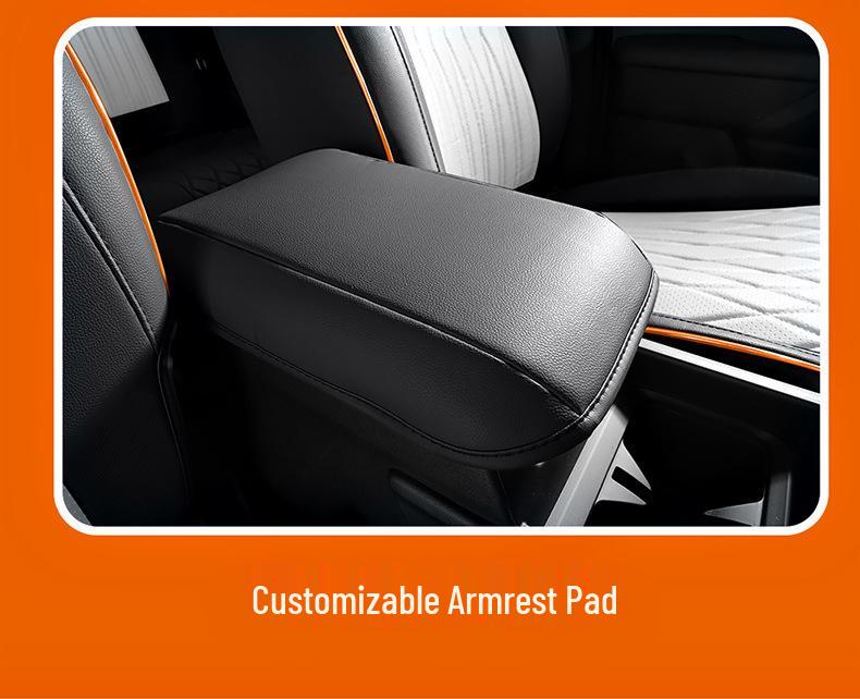 Modern MUFASA Universal Car Seat Cover, Full Coverage Leather, Fits 23 Models, Four Seasons Cushion.