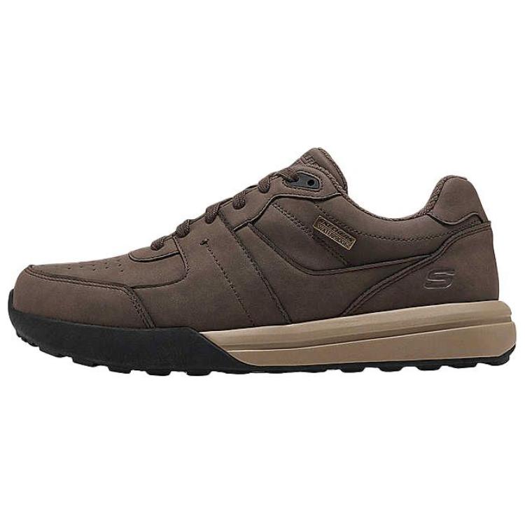 Skechers Mens USA Comfortable Versatile Low-Top Casual Shoes Men sneakers Dark-Brown 205236-BRN 41