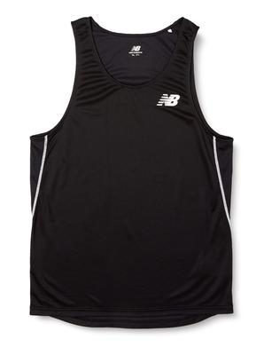 New Balance Racing Shirt Sleeveless Dry Breathable Tank Top for M (JMTR9052) Quick-Drying Men, Black,