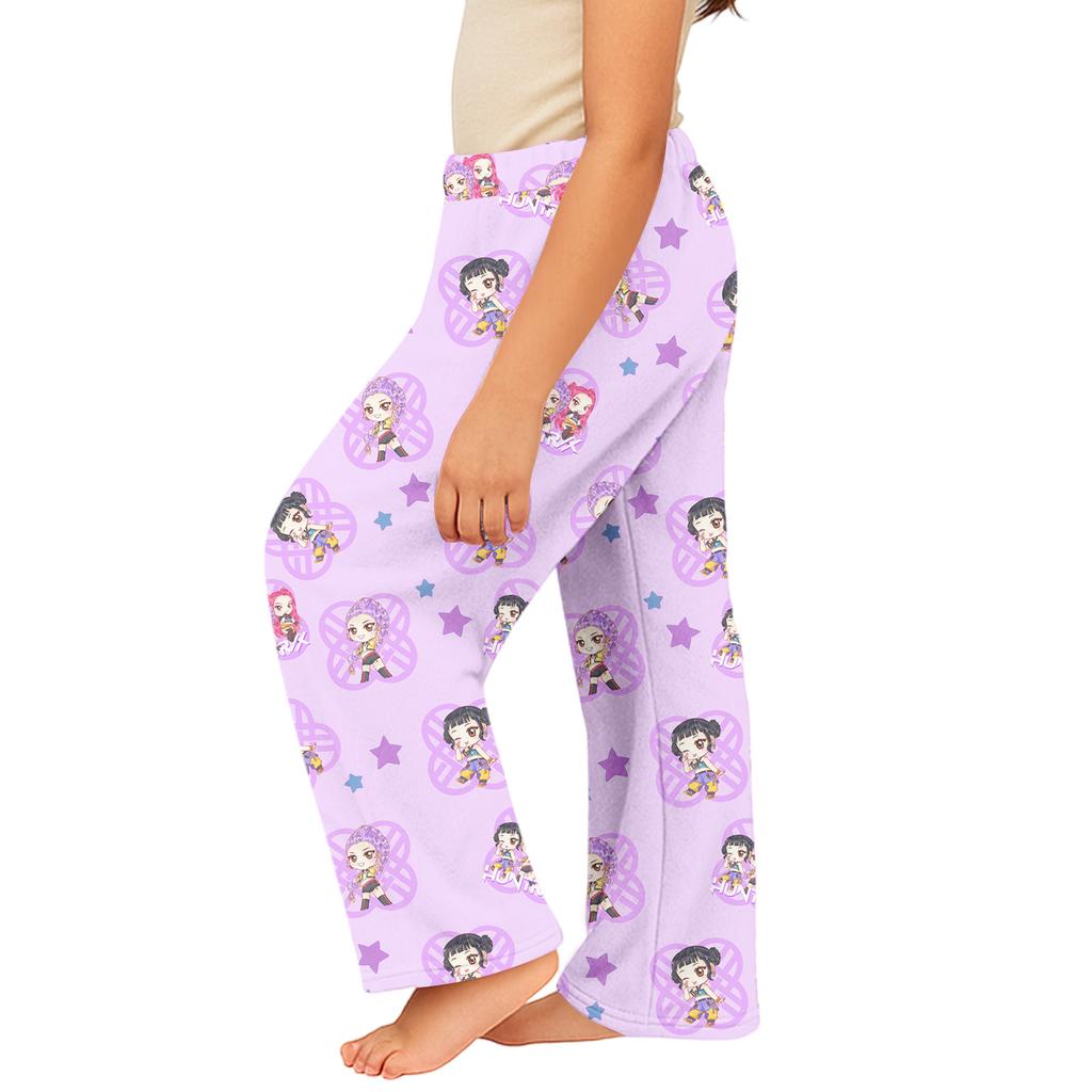Children's Winter Pants Full Length Long Christmas Printed Pants