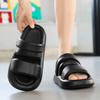 Fashion Beach Outdoor Men's Large-sized Casual New Letter Pattern Design Summer Quick-drying Soft Ultra-light Anti-slip Slippers