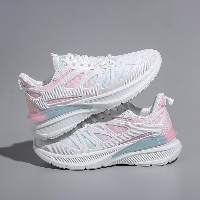 Fashion Spring Mesh Casual Shoes Women Breathable Tennis Sports Shoes Ladies 2025 Lightweight Comfortable Outdoors Cushion Running Shoes