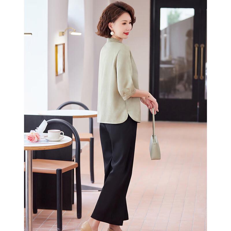 Elegant New Chinese Style Summer Outfit for Mothers