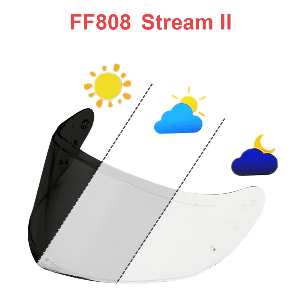 Helmet Visor for FF808 Stream II Motorcycle Replacement Lens Face Shield Viseira Capacete Accessories Windproof Durable