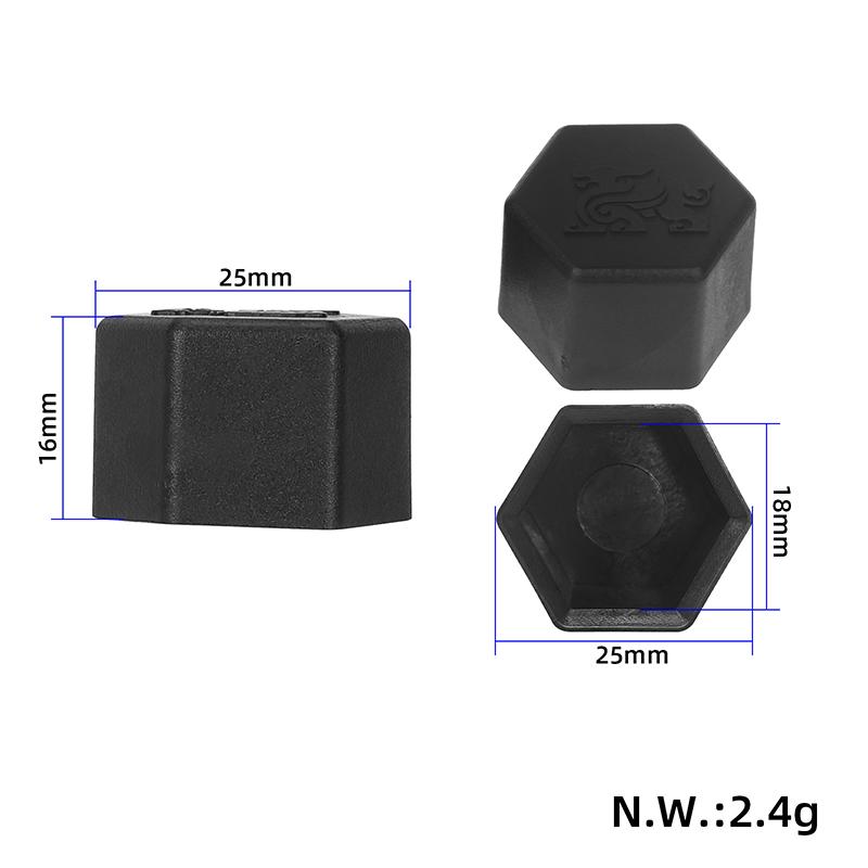 

2 шт. Легкий дизайн Двойной набор декоративных пластиковых стопорных гаек для самокатов, совместимых с для Kukirin для G2 для Masters 25*16mm