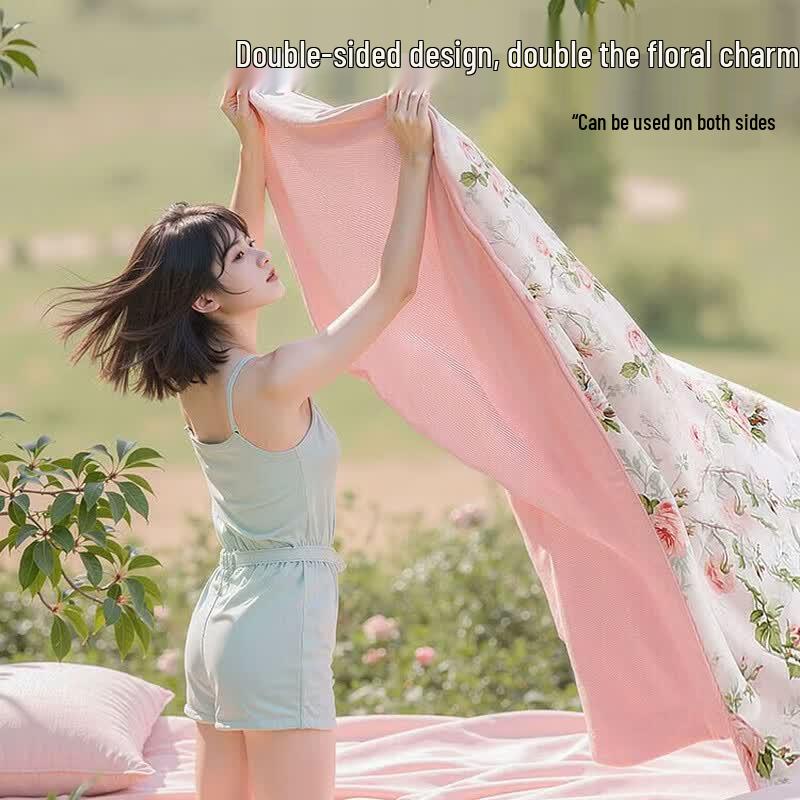 FUANNA Washed Cotton Breathable Summer Quilt