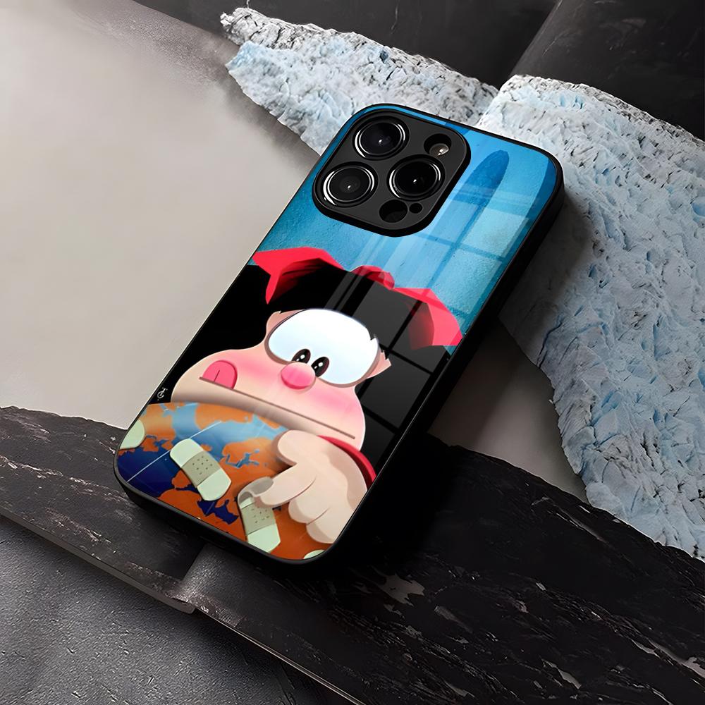 Mafalda Cartoon Phone Case Tempered Glass For IPhone 16 17 13 14 12 15 11 Pro Max Plus Mini X XR SE2020 Coque