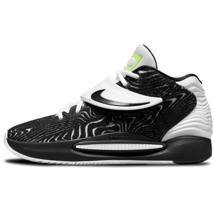 Nike KD 14 TB Schwarz Weiß Herren Sneaker Volt DA7850-001