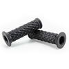 Motocycle Hand Grips Rubber Anti Slip Retro Unique Diamond Design Motocycle Handlebar Grips