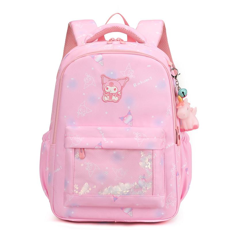 New Cartoon Cute Large-capacity Girls' Schoolbag, Primary School Students Reduce the Burden and Protect the Spine, Fashionable Backpack.