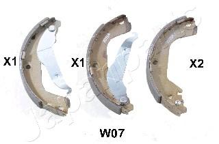 Japanparts Brake Shoes Kit, Drum Brakes Gf-W07af