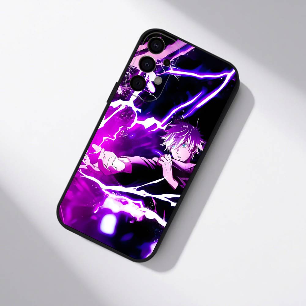 Anime Gojo S-Satoru Phone Case For Samsung S25,S24,S21,S22,S23,S30,Ultra,S20,Plus,Fe,Lite,5G Black Cover