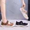 Fashion Women's Summer New Fashion Breathable Soft Soled Casual Shoes Lightweight Anti Slip Women Loafers Height Increasing Flat Shoes