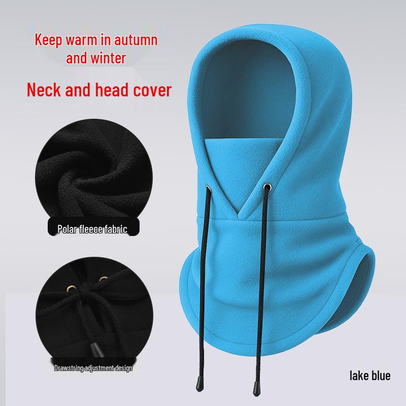 Adjustable Winter Fleece Ski Mask & Neck Warmer Pullover Hat