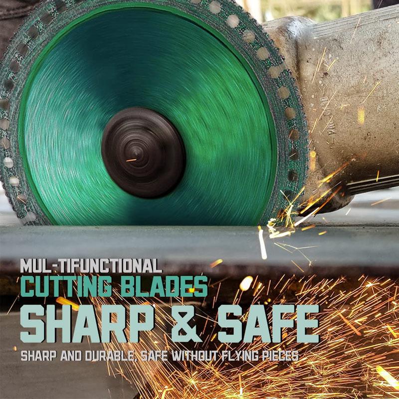 Verbund Multifunktionelles Trennsägeblatt Kreisscheibe Diamant Keramikfliesen Glas Holz Marmor PVC Ultradünn Winkelschleifer 100mm