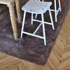 Pink Grey Viscose Rug 160x230