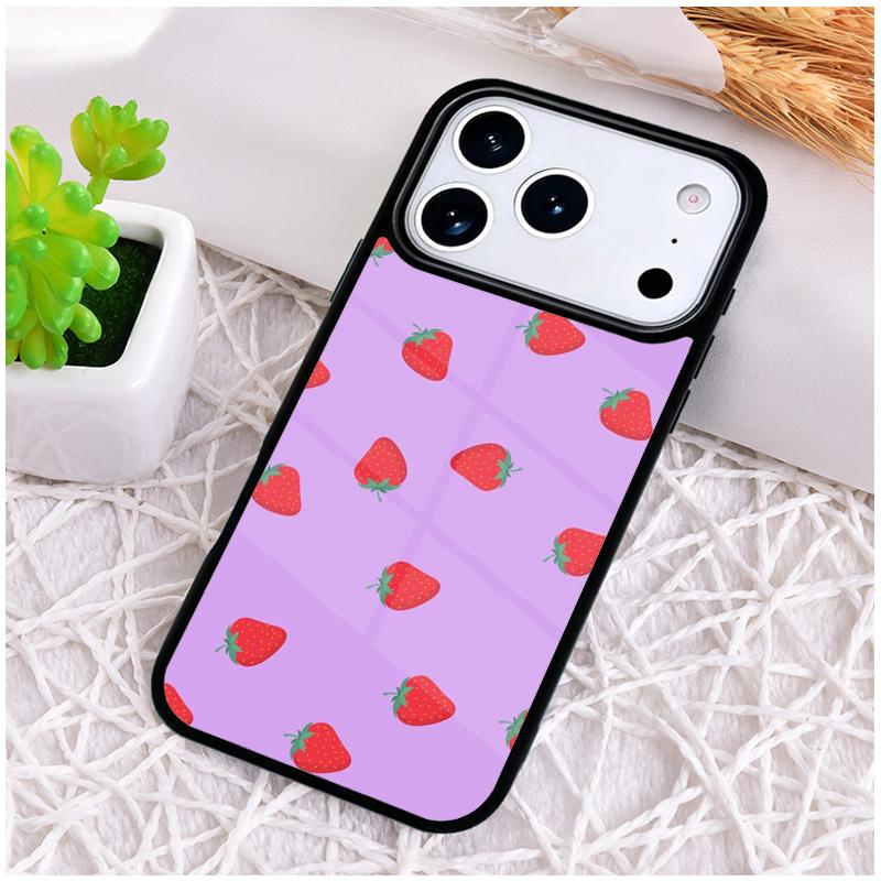 Strawberry Fields Shockproof Phone Case for iPhone 17 Air 16e 15 11 12 14 13 Pro Max Cover Coque
