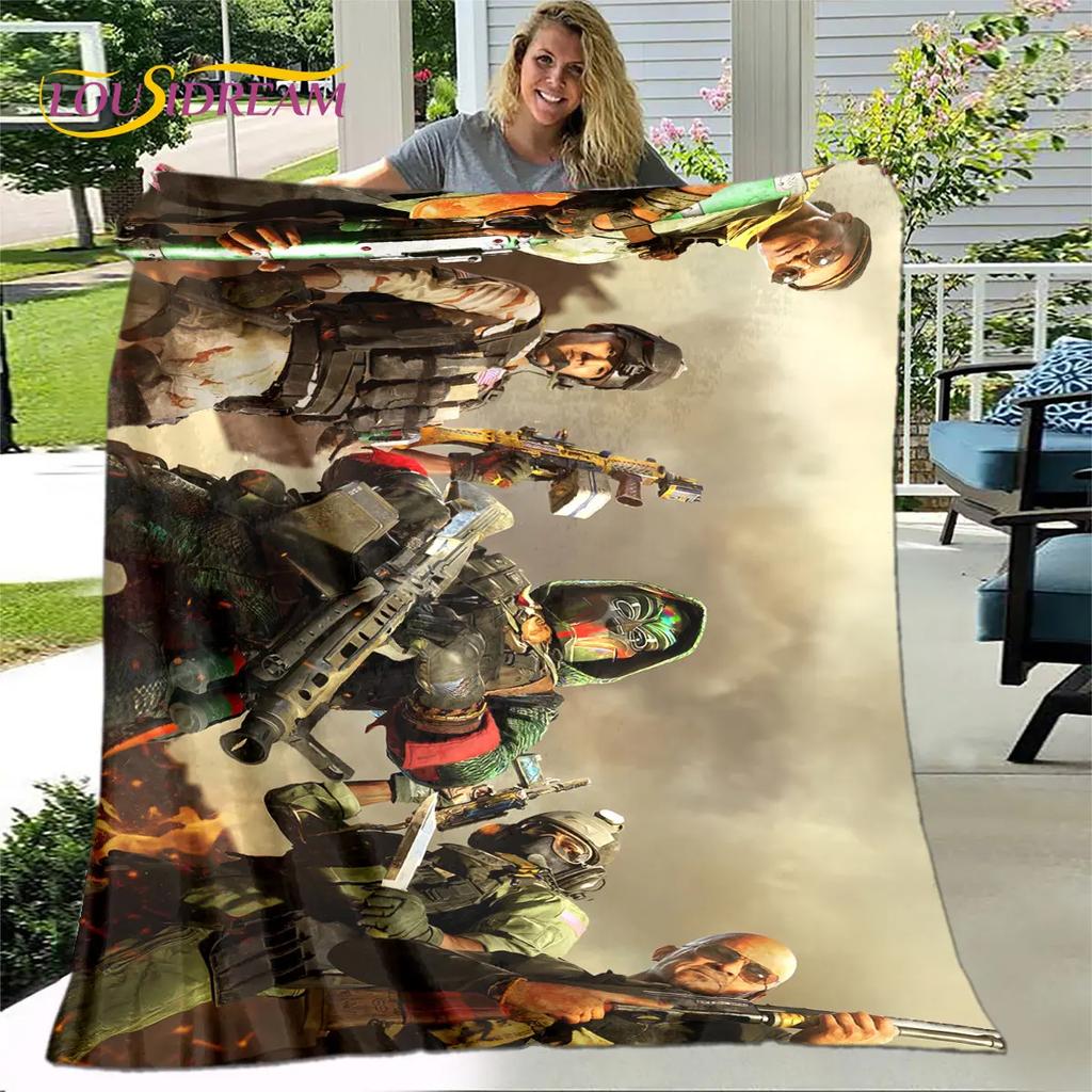 Game COD, Call of Duty Gamer Soft Plush Blanket,Flannel Blanket Throw Blanket for Living Room Bedroom Bed Sofa Picnic Cover Kids