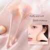 Flower Chihiro Powder Brush Large Oversized Fluffy Blush Brush One Pack Small Waist Makeup Brush Finishing Brush Dotted Color Brush