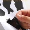 1Set No Ironing Stickers Patches Down Jacket Universal Black Self Adhesive Patcher Repair Washable Sewing Fabric Diy Fix Patch