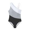 Women's Swimwear Padded Push-Ups Backless One-Piece Swimsuit Tank Top With Panties Slim Fit Printed Swimwear