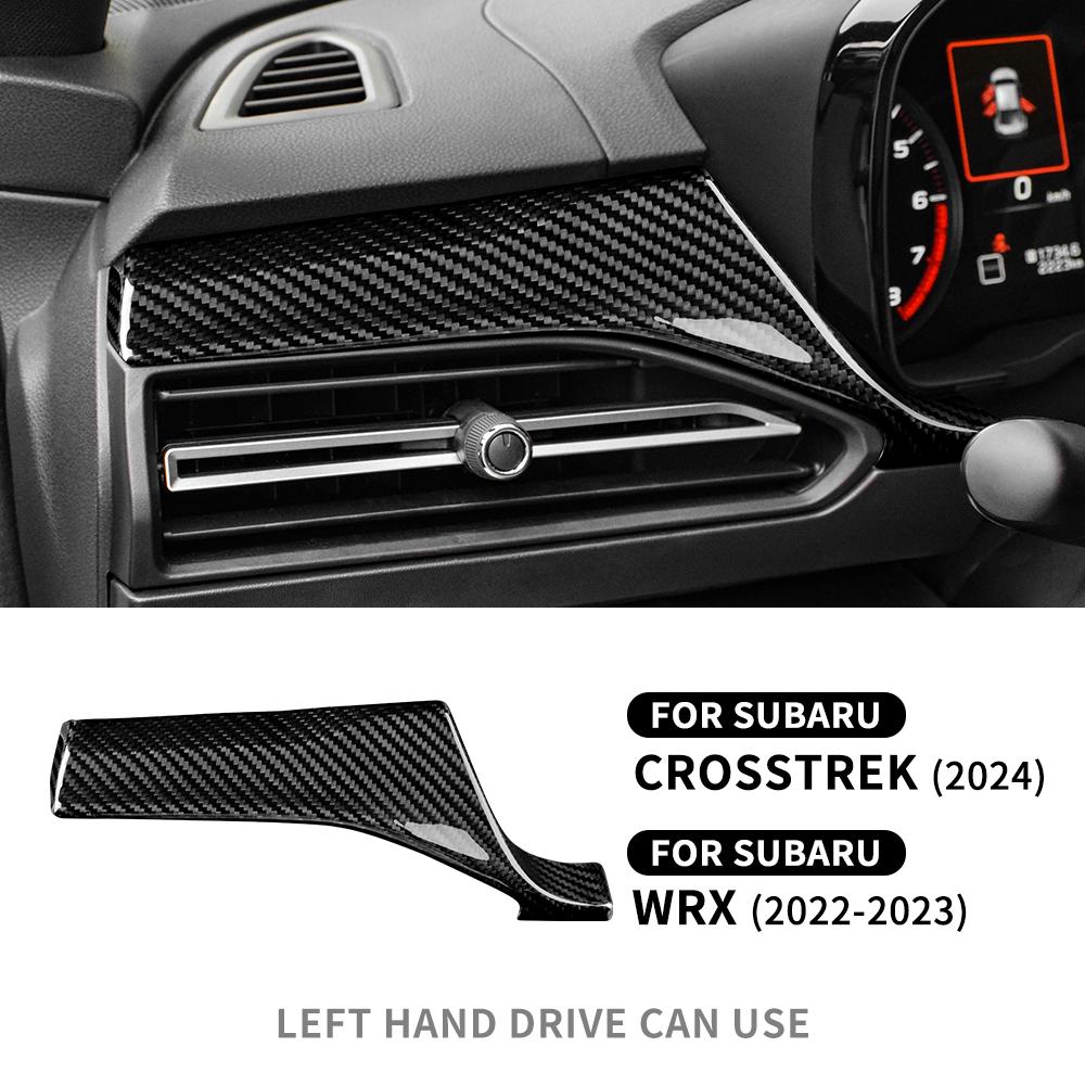 Real Hard Carbon Fiber Sticker For Subaru Crosstrek Impreza 2025 WRX/WRX STI 2025 2025 2025 Car Main Driver's Left Trim Interior