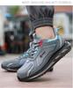 Air Cushion Work Safety Shoes For Men WomenBreathable Work Sneakers Steel Toe Shoes Anti-puncture Safety Protective Shoes