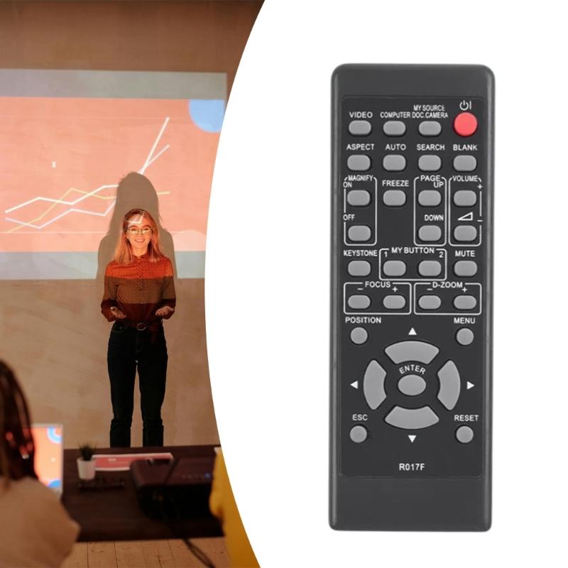 Travel Friendly Remote Control Projector Remote Substitute for R0001 R0004 R007 R007A R016F R016A And Additional Models