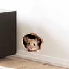 1pc Creative Mouse Hole Wall Sticker, A Cute Mouse Design That Peeks Through A hole, Used for Fun Home Decoration in Living Room