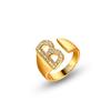 26 English Alphabet Adjustable Women's Fashion Rings