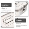 Leakproof Cover Stainless Steel Lunch Box 304 Stainless Steel Portable Food Container  Work