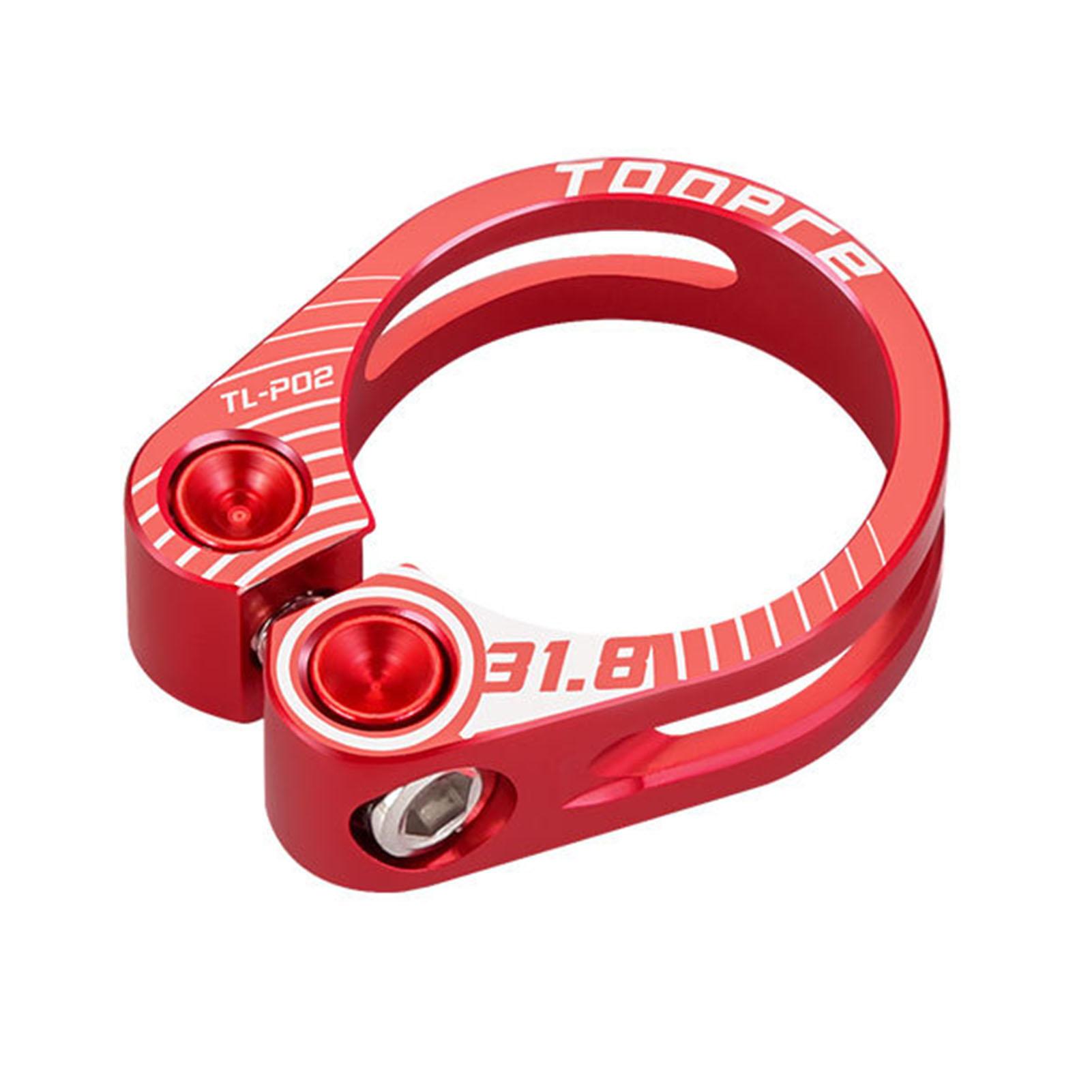 

Алюминиевый сплав Зажим подседельного штыря для дорожного велосипеда Зажим с быстрой фиксацией Велосипедный зажим для подседельной трубы для большинства велосипедов Дорожный велосипед 31,8 мм 34,9 мм