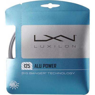 Luxilon Zestaw Naciągów do Tenisa Gut Alu Power 125 Monofilament Szpula 200m Srebrny 12,2m