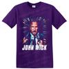 John Wick Film T-Shirt mit Schießerei-Porträt Actionfilm Grafik Sammler-T-Shirt