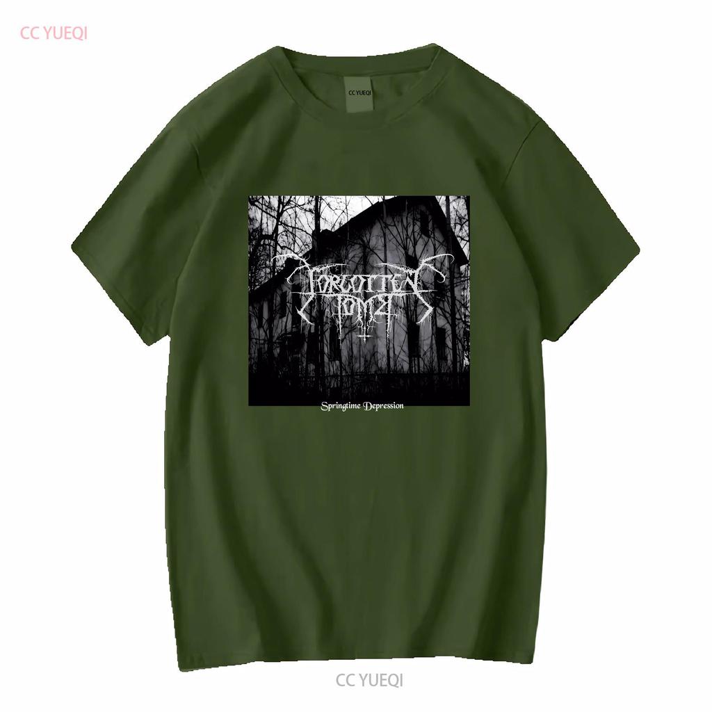Forgotten Tomb Springtime Depression Black T Shirt Fullsize S 5XL long or short sleeves vintage Washed Breathable Soft