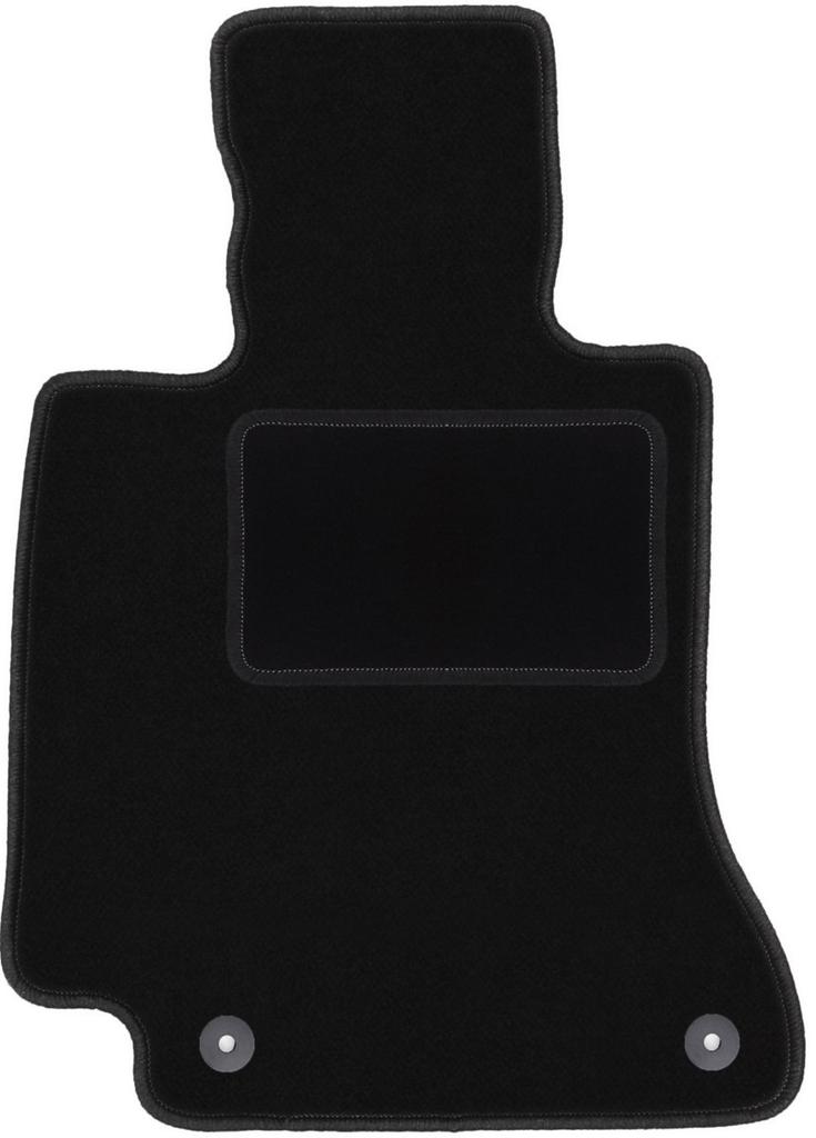 Driver's mat black for: Mercedes C W205 cabrio, coupe (2015-)